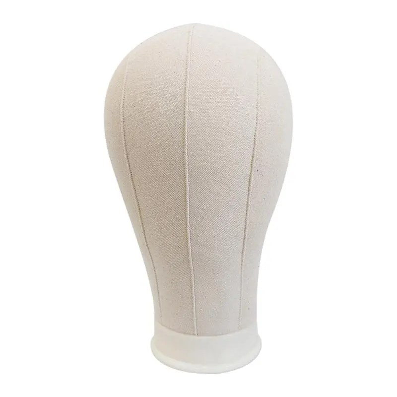 23 Inches Mannequin Canvas Head for Hair Extension Lace Wigs Making and Display Styling Mannequin Manikin Head