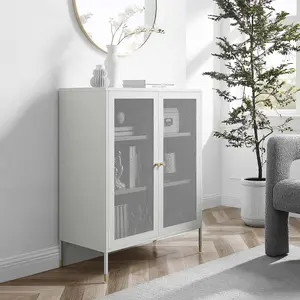 Modway Covelo 32" Accent Cabinet in Light Gray
