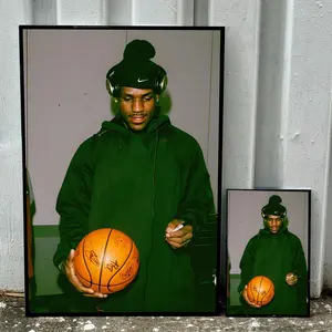 [Sale off up to 65%][Free Ship][No Frame] Teenage Lebron James Vintage Poster, Home Decor, Wall Decor