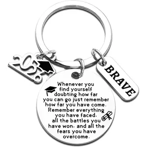 2026 Graduation Gifts for Him Her - Class of 2026 Graduation Keychain, Inspirational Gifts for Girls Boys Middle High School College Student