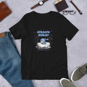 "Stealth Build? I Call It Cowardice with Style." – Shangri-La Frontier Anime t-shirt