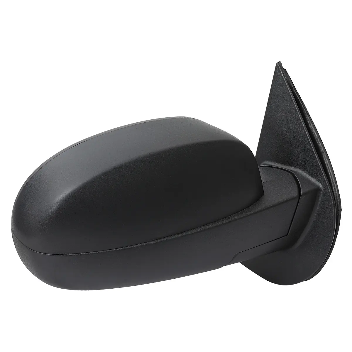 2007-2013 Chevrolet Silverado GMC Sierra Black Power Adjustable, Auto-Fold & Heated Side Mirror w/ LED Puddle and Turn Signal Light - Passenger Side Only