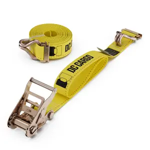 2 inch Ratchet Strap with E-Track Fittings and Wire Hooks