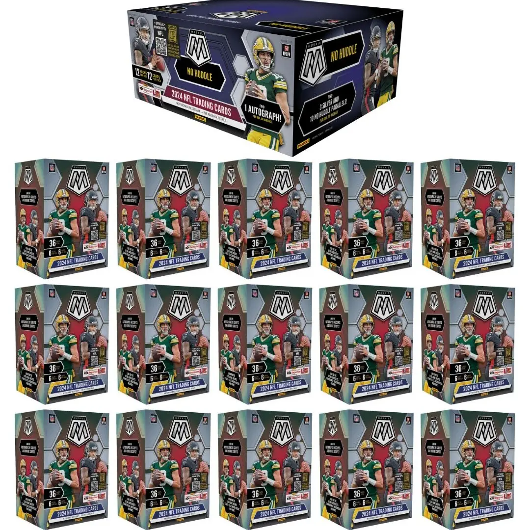 9/2 10AM: (1) Mosaic No Huddle Hobby & (15) 2024 Mosaic Football Blaster Box PYT Pick Your Team Break