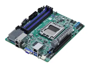 ASRock Rack AM5D4ID-2T-BCM PCI-E Motherboard, AMD Ryzen 7000 AM5 LGA 1718 KNOLL3 X300, Dual 10G LAN Deep Mini-ITX Server Motherboard, Pci-E Motherboards