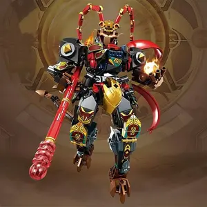 High-Quality Chinese Mythology Figure Model Building Blocks Set, Best Birthday Gift, Elegant Collectible, Home Decoration