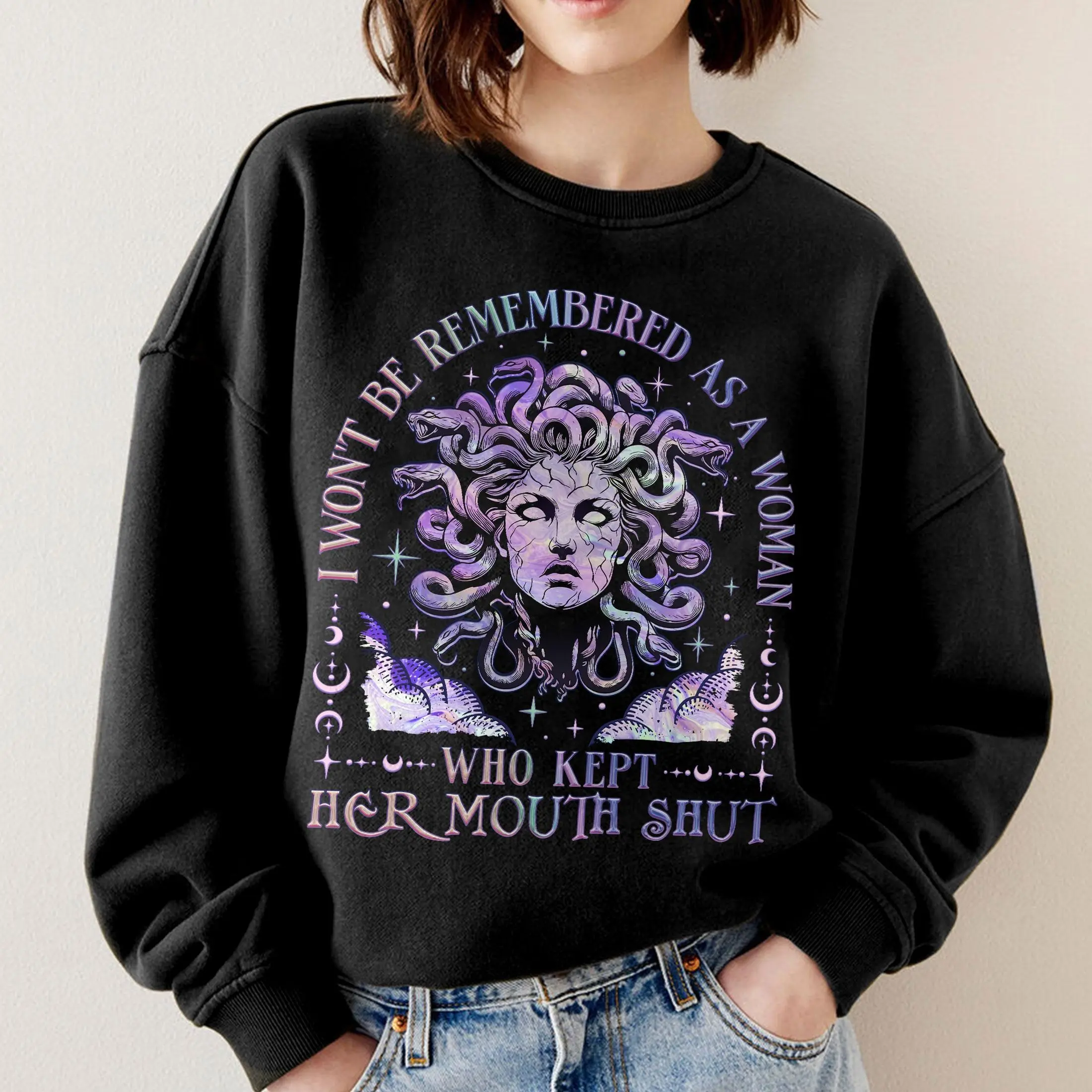 I Won't Be Remembered As A Woman Who Kept Her Mouth Shut Shirt, Medusa Feminist Shirt, Girl Power TShirt, Womens Rights Shirt