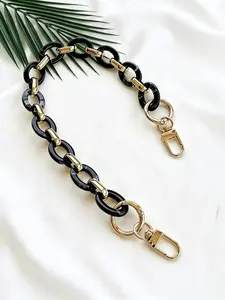 1pcs Acrylic Chain, Solid Color Resin Wrapped Chain, Minimalist Style, Plain Pattern, All Seasons Accessory, Durable and Stylish Design