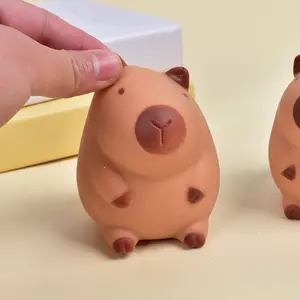 Realistic Water Pig Stress Relief Toy, Desktop Decoration Ornament, Quick Bounce Squeeze, Pressure Release, Gift Idea