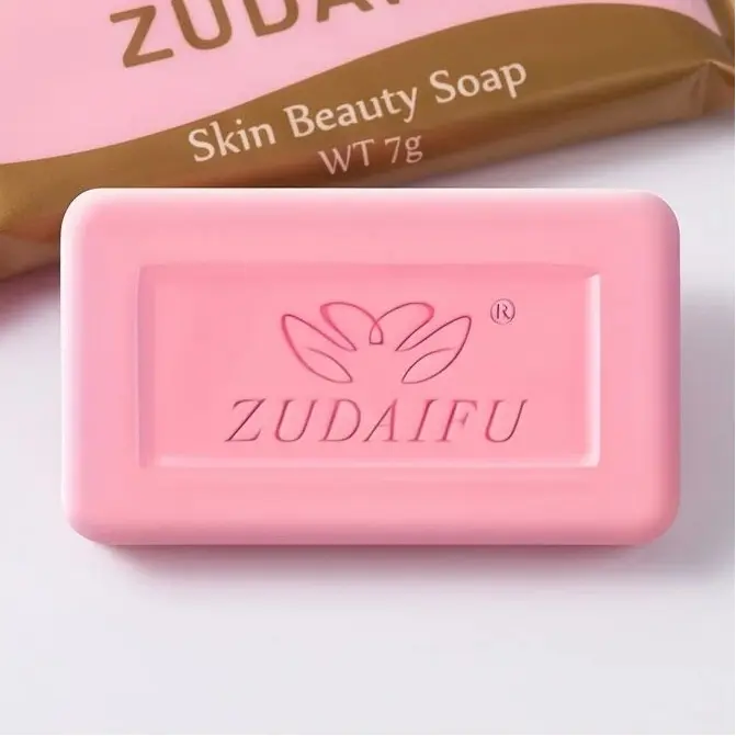 Zudaifu Sulfur Cleanser Soap - Alcohol-Free 7g Portable Mini Bars for Deep Cleanse Body Care (30Pcs/60Pcs)