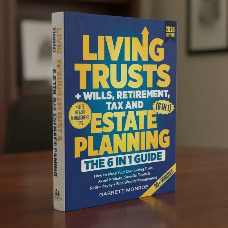 Living Trust & Wills Guide – 6-in-1 Estate Planning Book to Avoid Probate, Save Taxes & Protect Your Assets (Step-by-Step for Beginners)