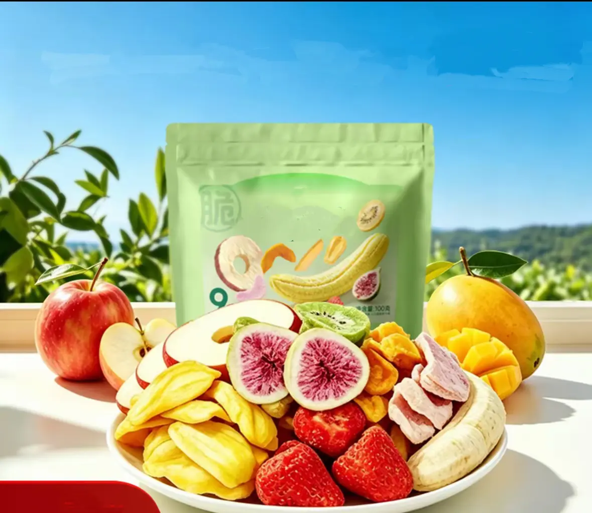 Crunch Day- taste 30 kinds of Freeze dried Fruits and vegetables at one time, 1 LB