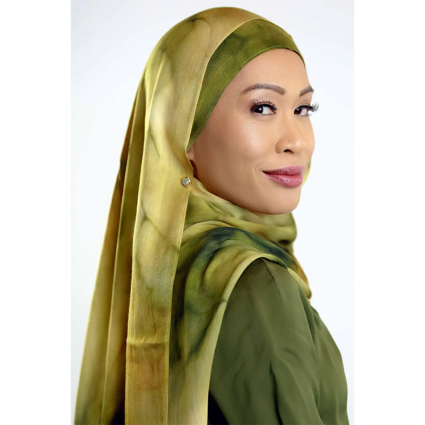 Arctic Aura Print Modal Hijab