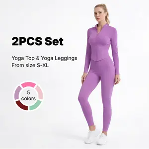 CKG Women’s Yoga Set – Sculpting & Comfortable Activewear for Yoga, Gym & Daily Wear, High-Stretch Breathable Two-Piece Workout Set, Everyday Activewear, Great Value