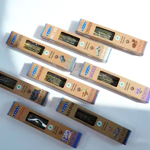 SATYA Sambhava Incense Sticks, Handmade Natural Bamboo Incense, NAGCHAMPA, Manifestation Meditation Healing Incense