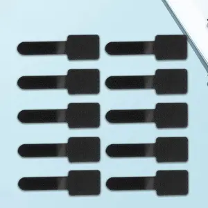 Premium Black Nylon Wire Ties 10-Pack​ – High-Strength Material, Self-Locking Design, Textured Surface, Ideal for Home/Office Cable Management, Durable & Reliable