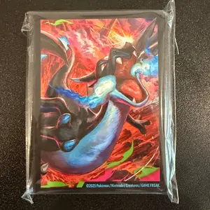 Pokemon Mega Charizard X ex UPC exclusive Card Sleeves