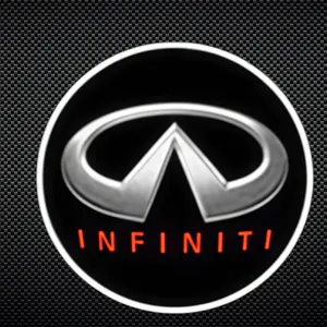 2 Pcs infiniti Car Door Lights, Car Decorative Light, Door Logo Projector Welcome Light, LED Projector Car Door Welcome Light, Personalized Door Projection Light （Batteries Not Included）