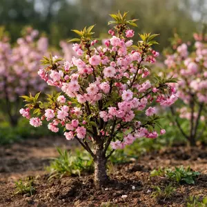 Cherry Blossom Seeds – Pink Flower Tree Seeds for Garden, Beautiful Easy Grow Plants