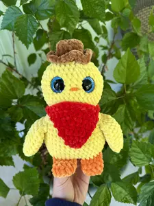 Crocheted Cowboy Chick Plush