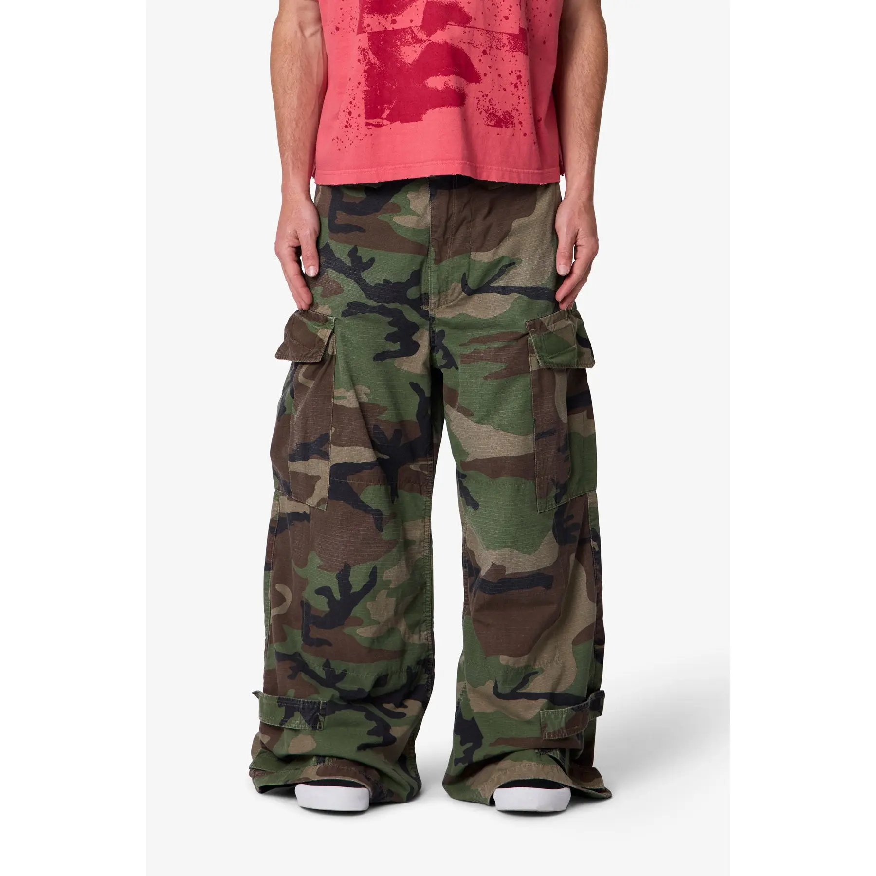 mnml Military Rave Cargo Pants - Camo