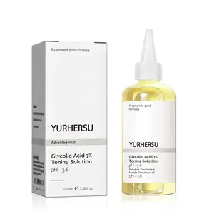 Glycolic Acid: Exfoliates and Rejuvenates Your Skin 7% Toner 240ML Firming, Toning Glycolic Acid 7% Solution - Solution for Dark Spots and Acne Gifts for Women