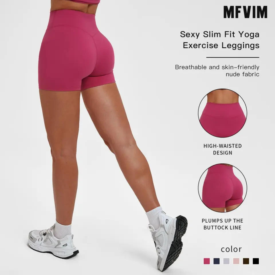 MFVIM Women's Solid Ruched High Waist Sports Shorts - High Stretch Seamless, Shaping, Running Training Gym Yoga Shorts for Indoor Outdoor Wear, Running Training Shorts, Shaping Shorts,summerwins