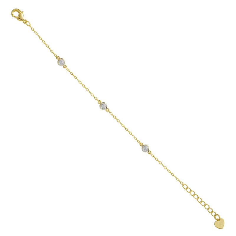 EVRY JEWELS Gold or Silver Plated Women's Hypoallergenic Starlight Bracelet