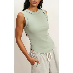 Luna Tank in Sage Green