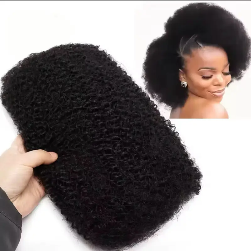 50g/ pack of Afro Kinky Bulk Human Hair Bulk for Braiding Double Drawn Mini Twist Microlocs Hot Braids Hair Bulk Extension
