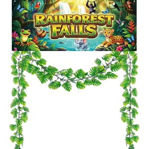 3 Pcs Rainforest Falls Themed Party Decorations Vbs 2026 Vacation Bible School Decoration Classroom Bulletin Board Decor for Chalkboard Church Party
