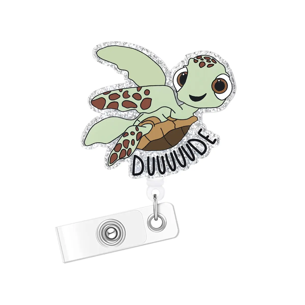 Fun Turtle Badge Reel, Retractable Design, Medical Badge Holder, Perfect for Nurses Doctors Medical Staff Nursing Students, Cute Pediatric Nurse Badge Reel, Badge Accessories