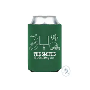 Custom Football Party Can Coolers | Game Day Coozies