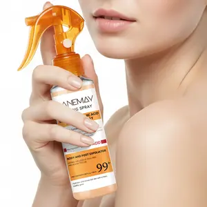 Kojic Acid & Turmeric Exfoliating Spray - 99% Kojic Acid & Turmeric - With AHA+PHA - Helps Smooth Rough Skin & Dullness - For Body & Feet - 100ml Turmeric Body Care Exfoliate Body