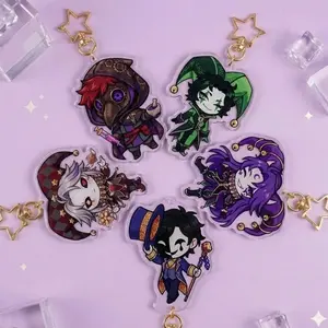 The Freak Circus Glitter Acrylic Keychain | Chibi Bag Charms for Fans & Collectors | Trending Keychain.