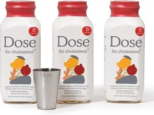 DOSE Cardiovascular Support 16oz – Heart Health & Cholesterol Support Formula, Plant-Based Supplement, Vegan, Gluten Free, Sugar Free