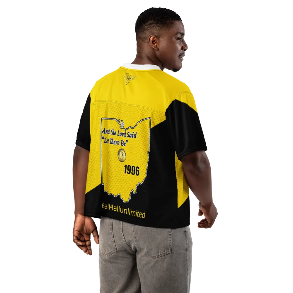 Columbus Professional Soccer Merchandise-And The Lord Said-Boxy football jersey