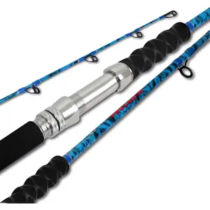2- Boat Conventional Fishing Rod Portable Spinning/Casting Rod Carbon Fishing Pole