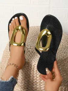 Women's Fashionable Snakeskin Print Slides, Casual Comfortable Flat Slippers for Summer, Lightweight Breathable Shoes for Daily Wear, Girl, Casual Flat Sandals