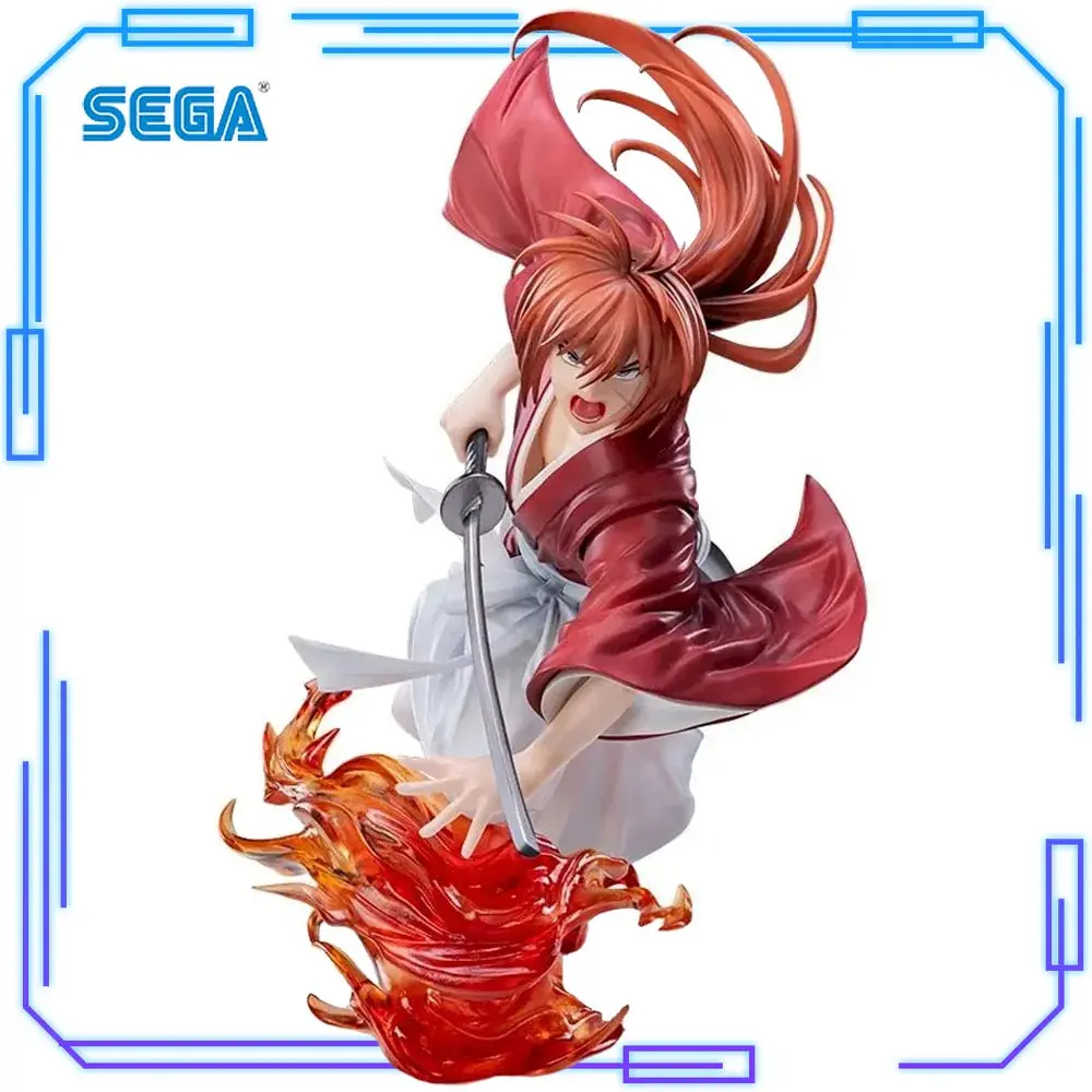 SEGA Luminasta Rurouni Kenshin Samurai X – Himura Kenshin Flaming Charge Ver. Figure Anime PVC Figurine Collectible Display