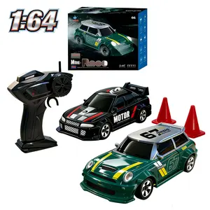 KF33 Mini Race 2.4G USB Rechargeable 1:64 RC Car Full Proportional Throttle Ready-to-Run Electric Drift Model for Collectors & Enthusiasts