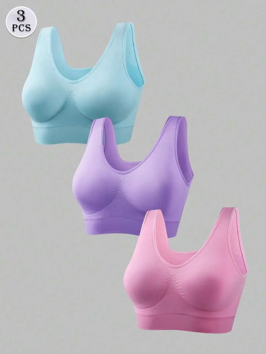 Sexy Women Push Up BREAST Bra Big Size Backless Bras Plus Size Wireless Brassiere Breathable Bra