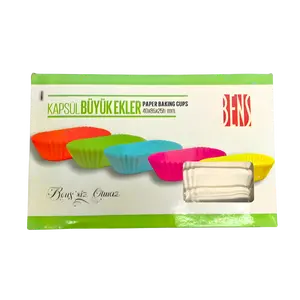 Eclair Liners – White Large Size (40x85x25 mm) – 600 Pieces | Paper Baking Cups