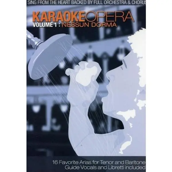 Karaoke Opera 1: Nessun Dorma DVD Video Disc - Baritone Vocal, Interactive Orchestra, Professional Musical Arrangement Audio Video Music DVD