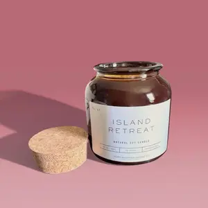 Tropical Vacation Island Retreat Candle