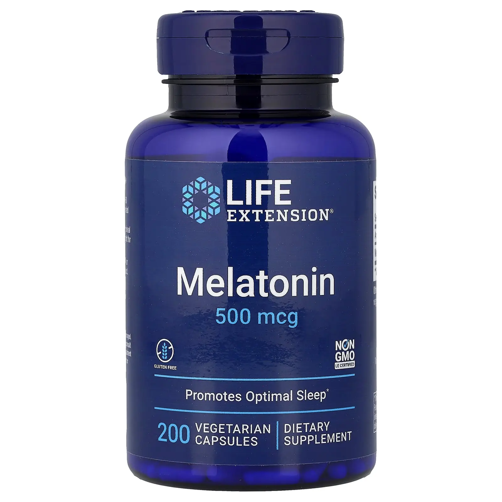 Life Extension Melatonin, 500 mcg, 200 Vegetarian Capsules