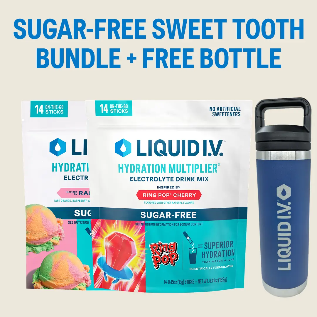 TikTok Shop Exclusive Sugar-Free Sweet Tooth Bundle | Hydration Powder Packets | Electrolyte Powder Drink Mix | Convenient Single-Serving Sticks | 8 Vitamins & Nutrients | 2 Pack (28 Servings)​