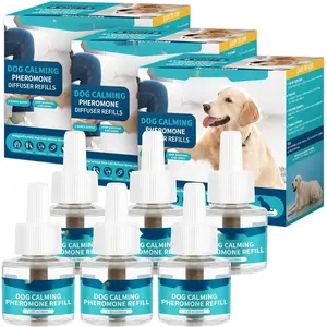 Dog Calming Diffuser Refills - 6 Pack Dog Pheromones Calming Diffuser for Dog Anxiety Relief, Dog Pheromone Diffuser, 180 Days Pheromone Diffuser to Calm Dogs, Fits All Common Diffuser Heads