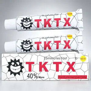 TKTK Numbing : Fast-Acting Pain Relief Cream for Tattoos, Waxing, Microneedling | Lecithin-Based Anesthetic Gel | 10g Each Tube | Long-Lasting Numbness