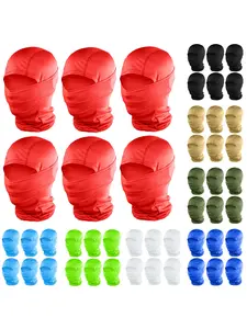 Solid Color Ski Mask Full Balaclava Face Mask for Men Women, Windproof Scarf for Snowboard Motorcycle, Fitted Street Style All Seasons